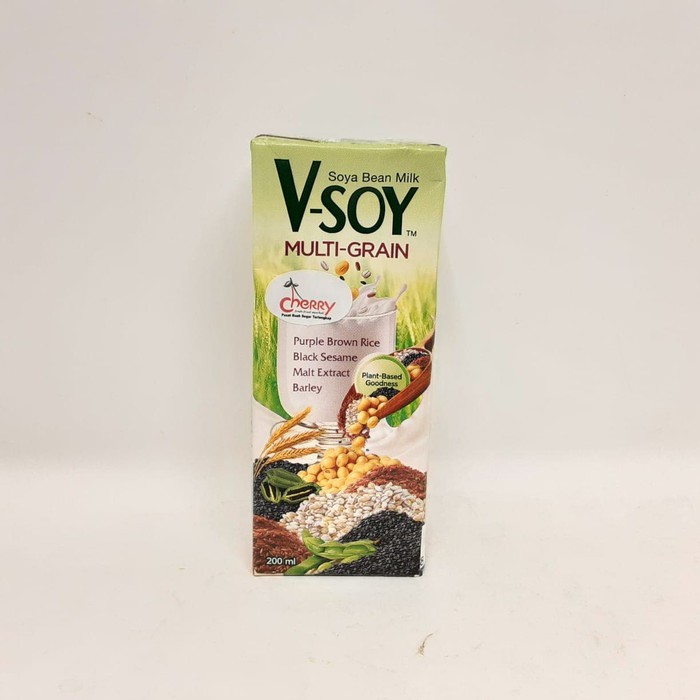 Jual Susu Kedelai V Soy Multi Grain Uht Ml Milk Shopee Indonesia