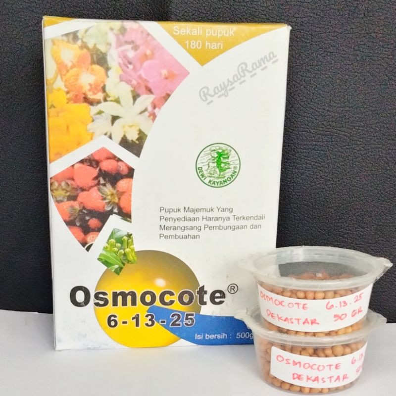 Jual Pupuk NPK Bunga Dan Buah Osmocote 6 13 25 50 Gram Repack Shopee