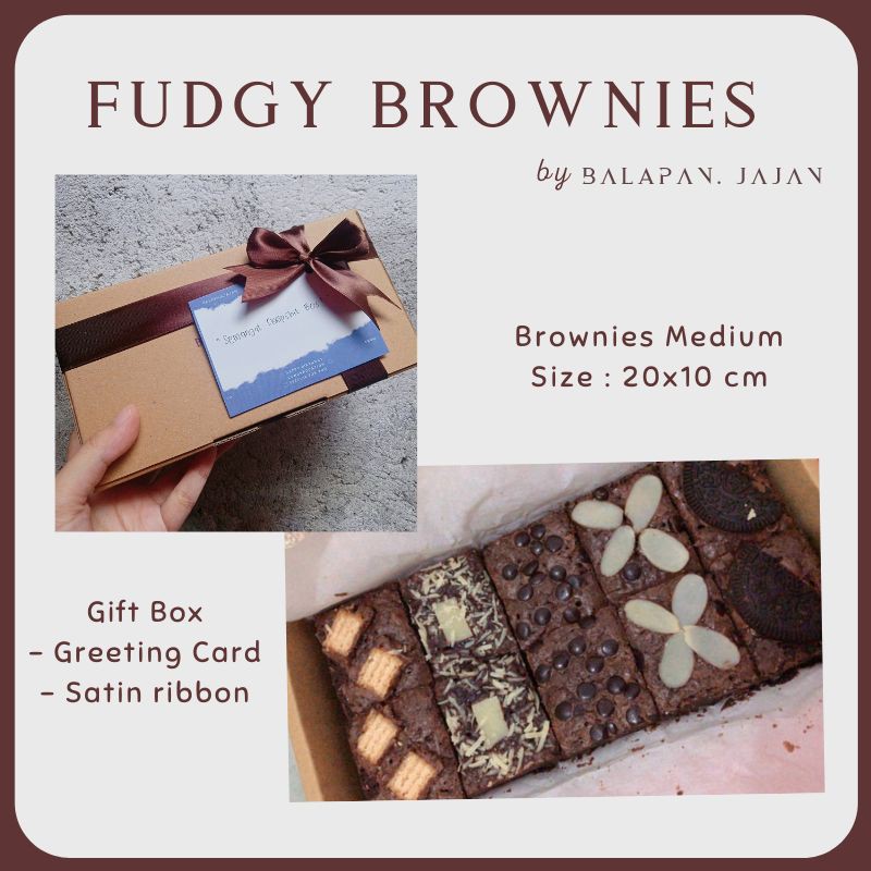 Jual BROWNIES PANGGANG Balapan Jajan 20x10cm Shopee Indonesia