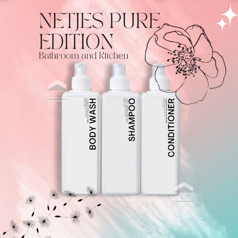 Jual Botol Refill Aesthetic Sabun Shampoo Pure Edition Aesthetic