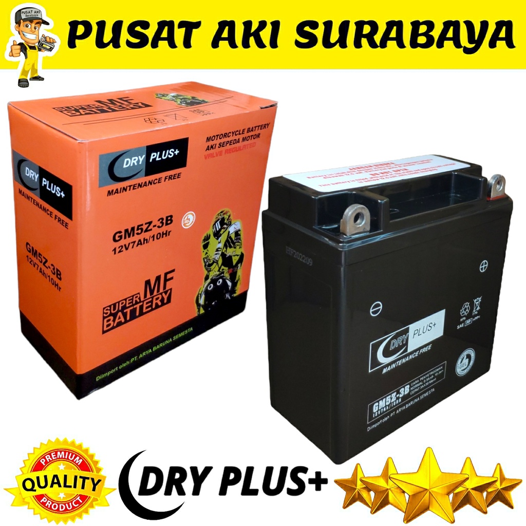 Jual Accu Kering Dryplus Gm Z Amper Aki Kering Dry Plus Gel Motor