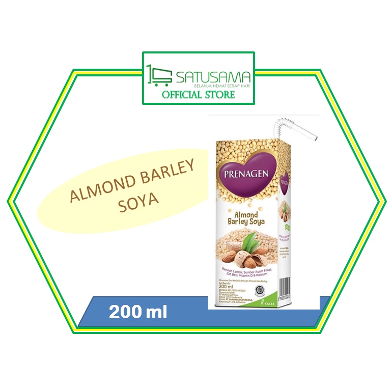 Jual Prenagen Uht Almond Barley Soya Ml Shopee Indonesia