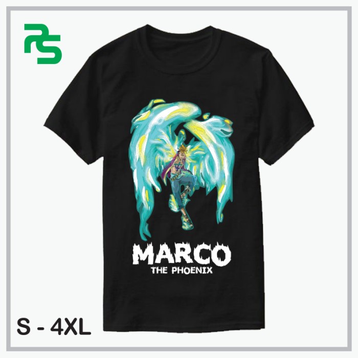 Jual Kaos Baju One Piece Marco The Phoenix Anime Shopee Indonesia