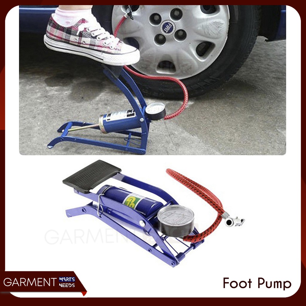 Jual Pompa Injak Kaki Foot Pump Portable Ban Motor Mobil Sepeda Bola