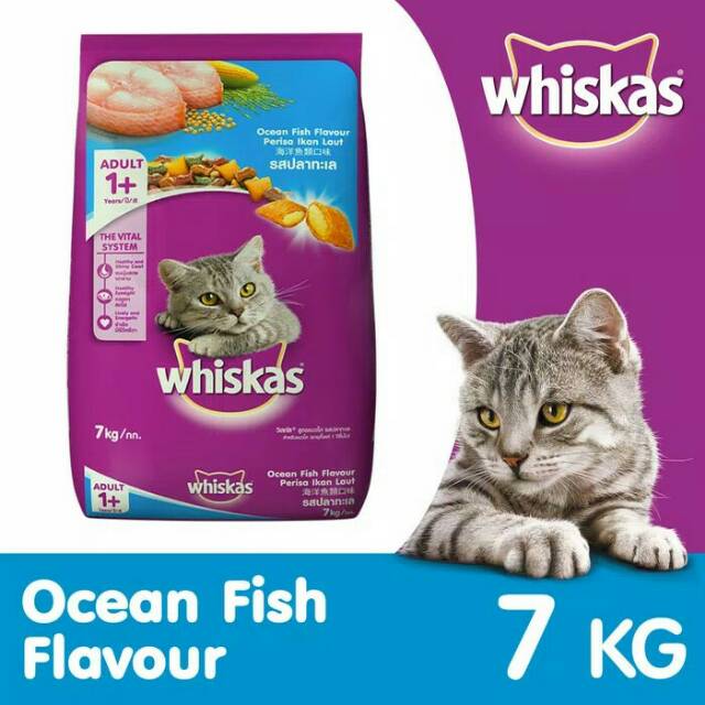 Jual Whiskas 7kg Cat Food Makanan Kucing Whiskas Ocean Fish Whiskas