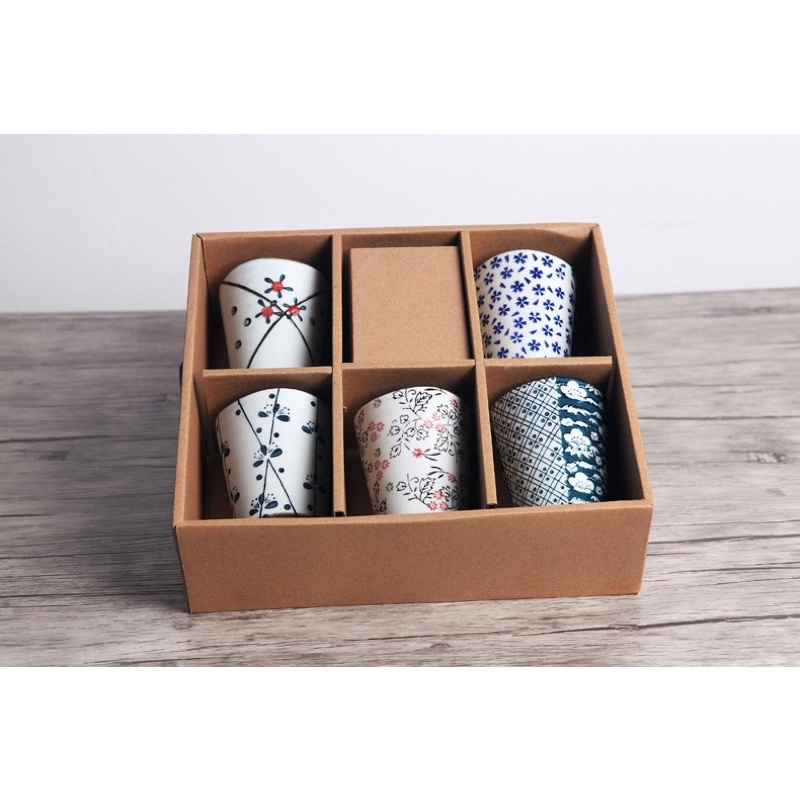 Jual Japanese Tea Cup Set Free Box Cangkir Gelas Keramik Teh Ocha