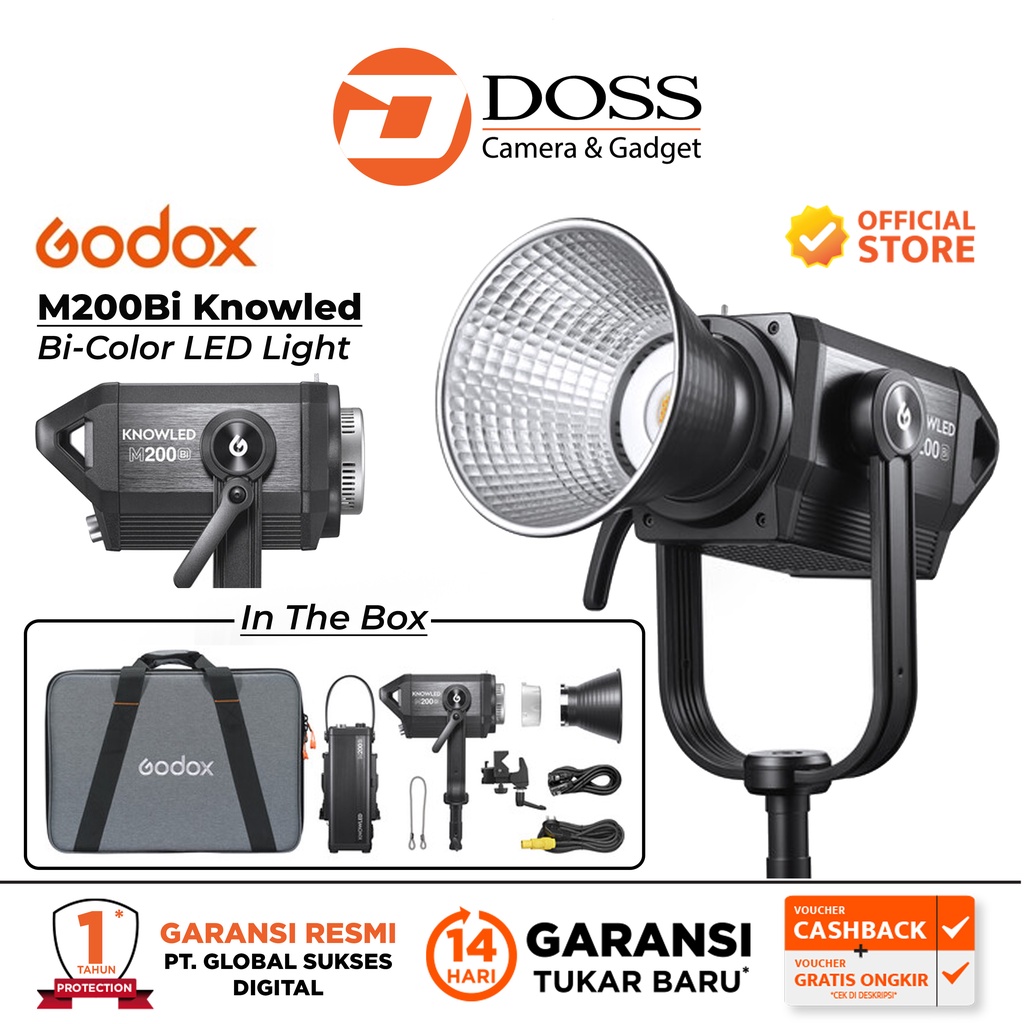 Jual Godox M Bi Knowled Led Light Bi Color Shopee Indonesia