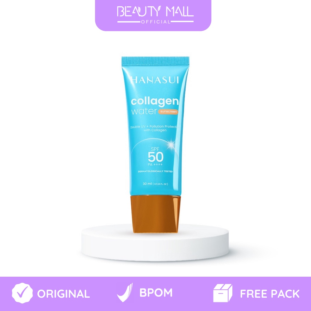 Jual Hanasui Collagen Water Sunscreen Spf Pa Ml Kemasan Biru