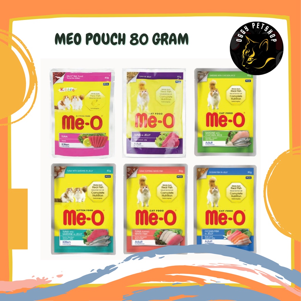 Jual Meo Pouch Wet Food Sachet Makanan Kucing Basah Meo Gram