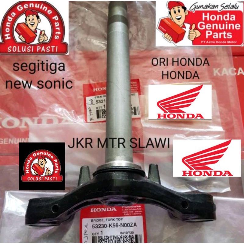 Jual A K N Stem Sub Segitiga Stang Sonic Led Asli Honda