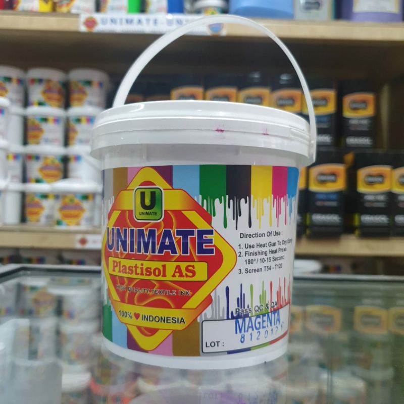 Jual Tinta Sablon Plastisol Unimate As Series Kemasan Kg Shopee