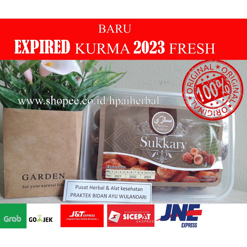 Jual Kurma Sukari Premium 500 Gr Sukkari Kurma Raja EXPIRED 2023