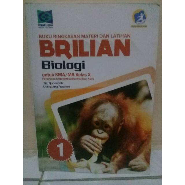 Jual Buku Brilian Biologi Kelas X Untuk Sma Ma Bekas Shopee