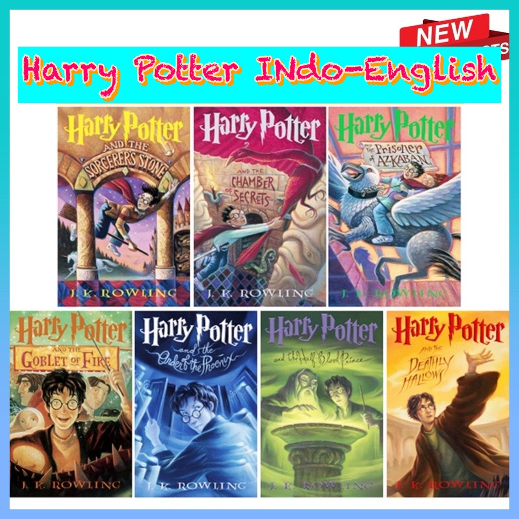 Jual Novel Harry Potter B Inggris Dan B Indonesia Full Sett Jilid