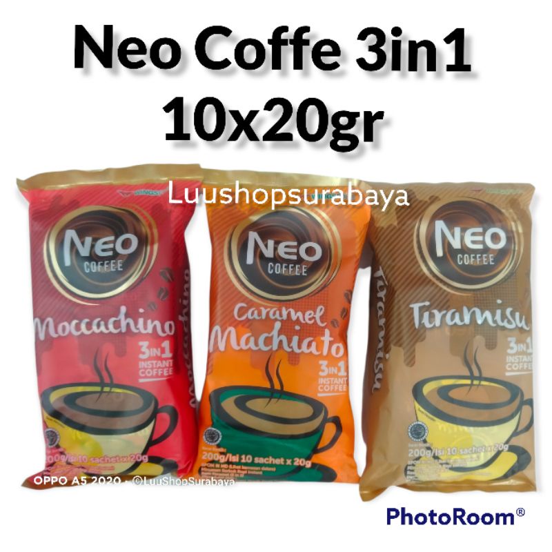 Jual Neo Coffee Kopi Instan Sachet Isi Gr Shopee Indonesia