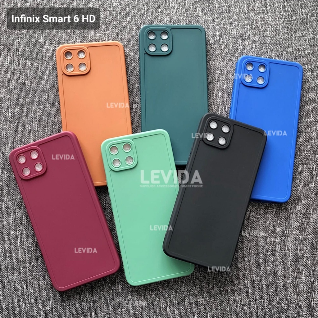 Jual Infinix Smart 6 HD Case Macaron Pro Camera Case Infinix Smart 6 HD