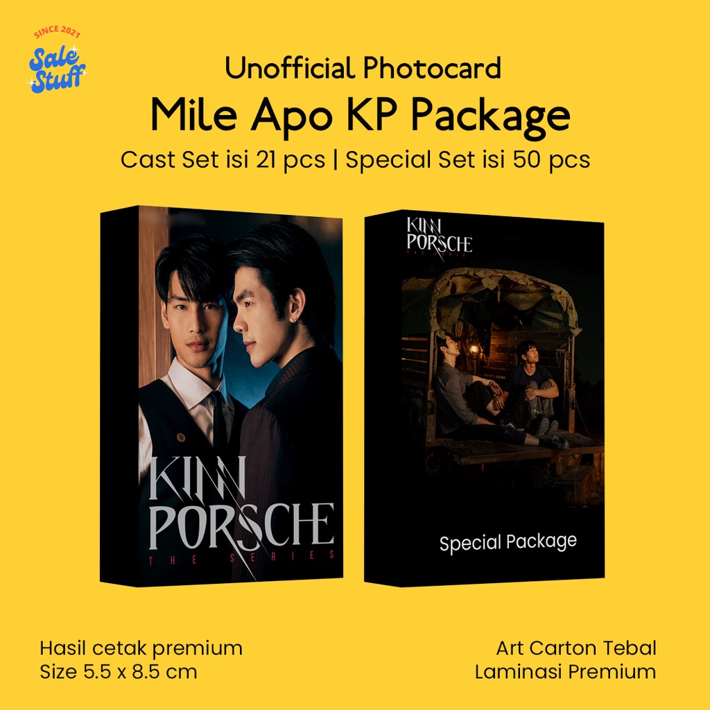 Jual Photocard Set Unofficial Kinn Porsche Mile Apo Bible Build