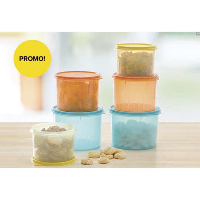 Jual Texture Canister Mini Set Pcs Toples Tupperware Tupper Ware