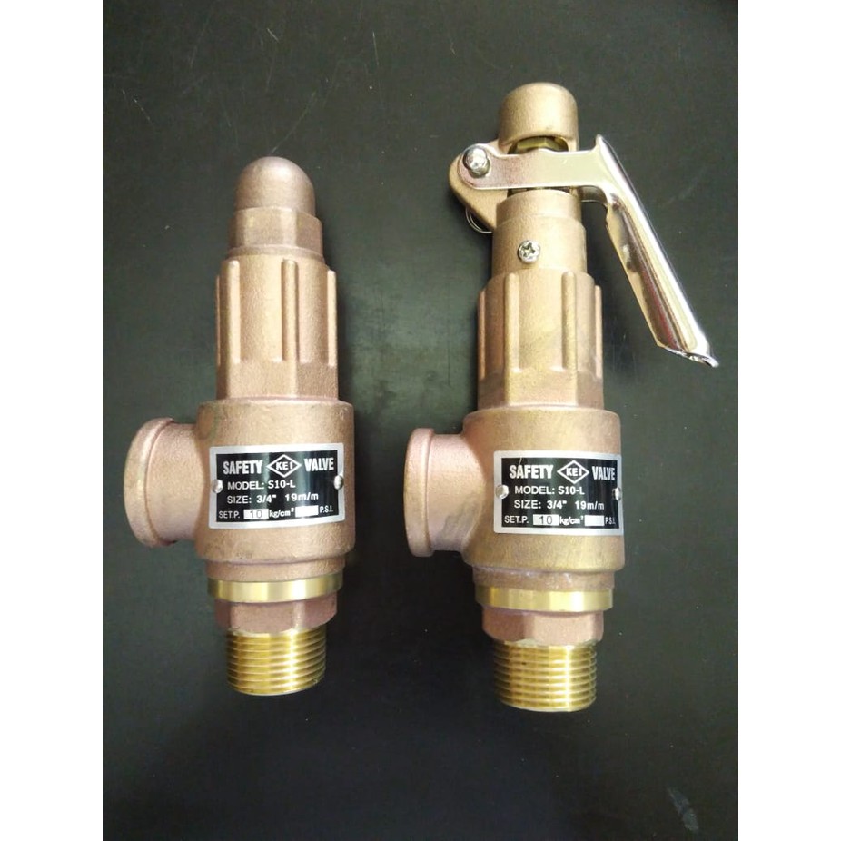 Jual Safety Relief Valve Kuningan Kg With Lever Drat Handle