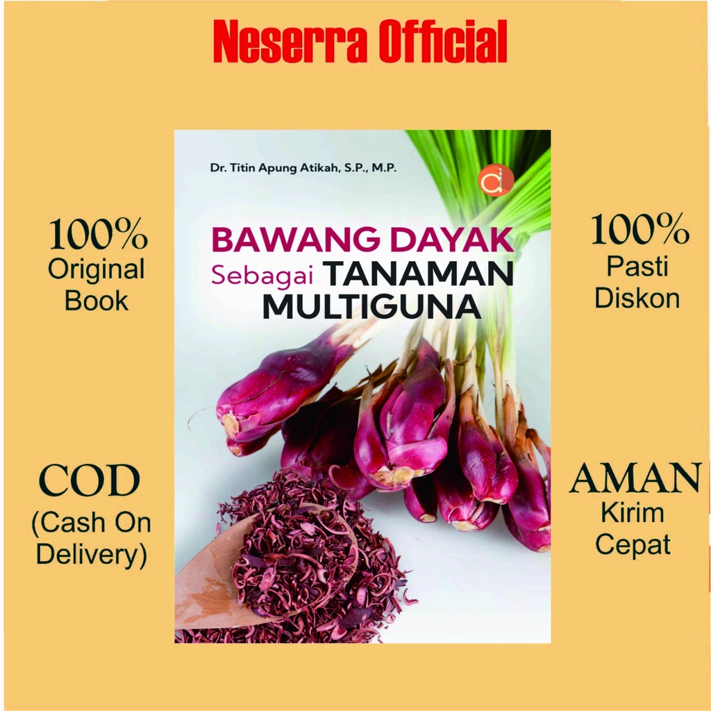 Jual Buku Bawang Dayak Sebagai Tanaman Multiguna Deepublish Shopee