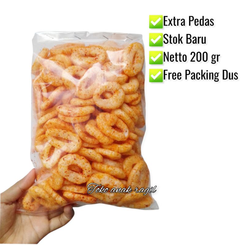 Jual Kerupuk Krupuk Seblak Ring Extra Pedas Shopee Indonesia