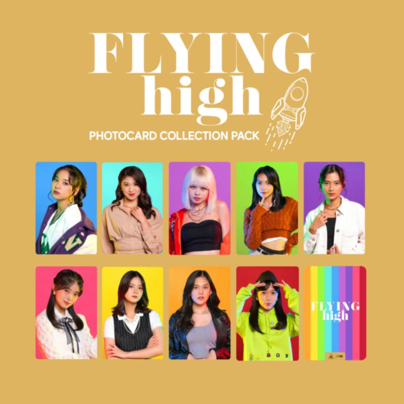 Jual NDESIGN PHOTOCARD ORIGINAL SINGLE JKT48 FLYING HIGH SENBATSU