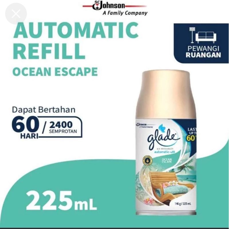 Jual Glade Pengharum Ruangan Ocean Escape Ml Shopee Indonesia