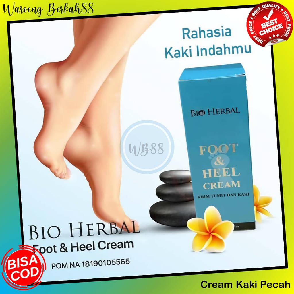 Jual Krim Kaki Pecah Dan Kering Bio Herbal Foot And Heel Cream Shopee