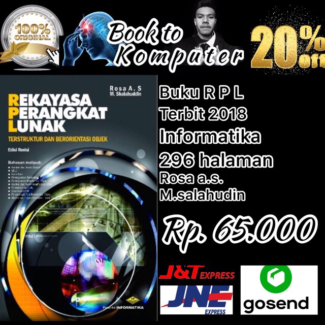 Jual Buku Rekayasa Perangkat Lunak Terstruktur Dan Berrorientasi Objek