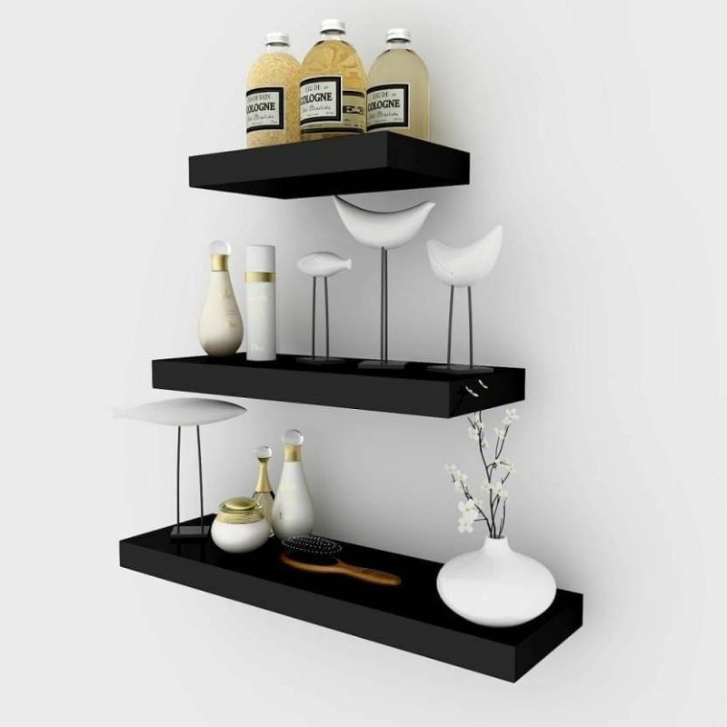 Jual Rak Dinding Ambalan Susun Vintage Floating Shelf Gantung Melayang