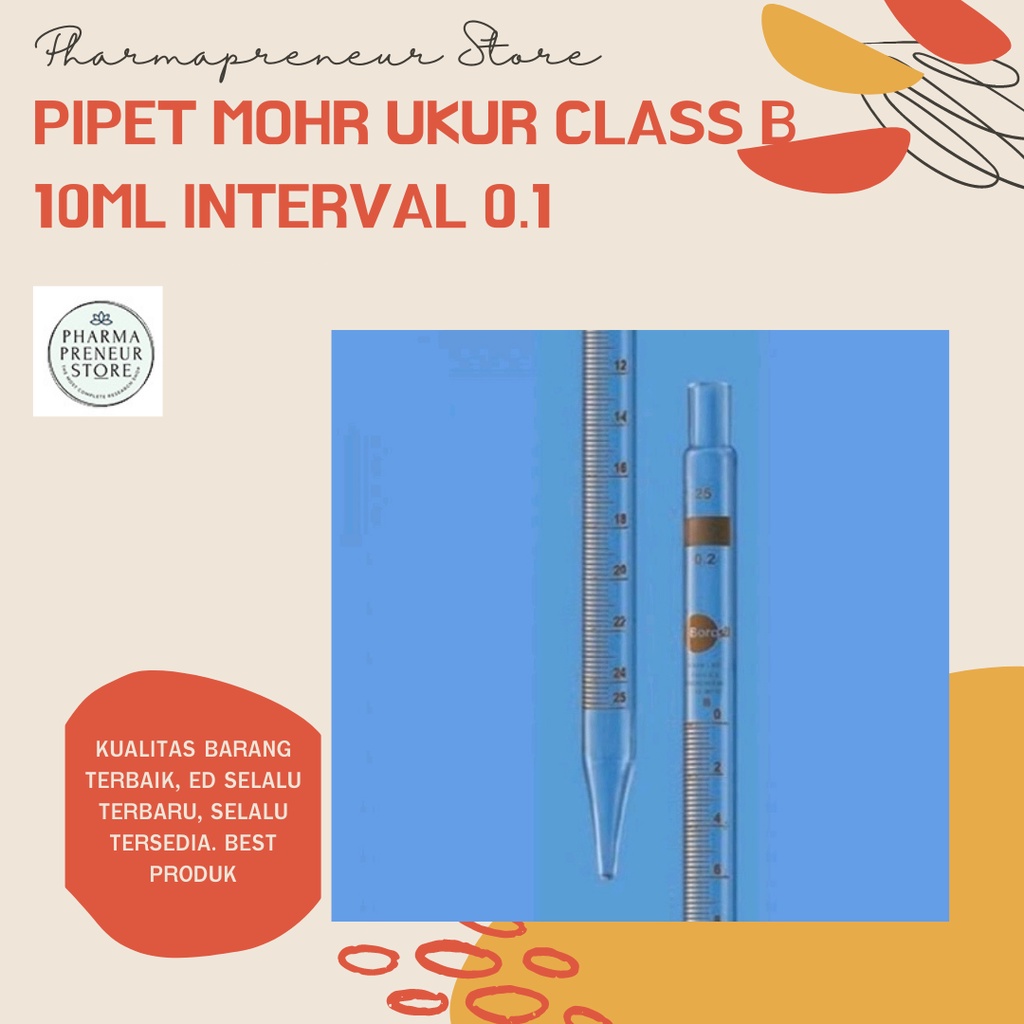 Jual Pipet Mohr Pipet Ukur Class B Ml Interval Best Quality