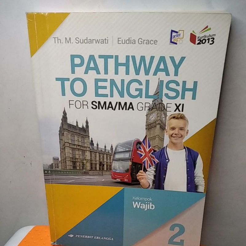 Jual Buku PATHWAY TO ENGLISH FOR SMA MA Grade XI Erlangga Shopee