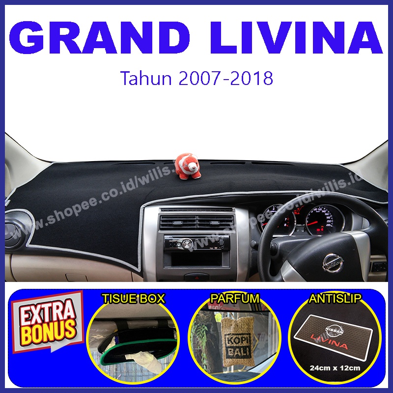 Jual Alas Dashboard Mobil Grand Livina Hiasan Dasbor Cover Dasboard