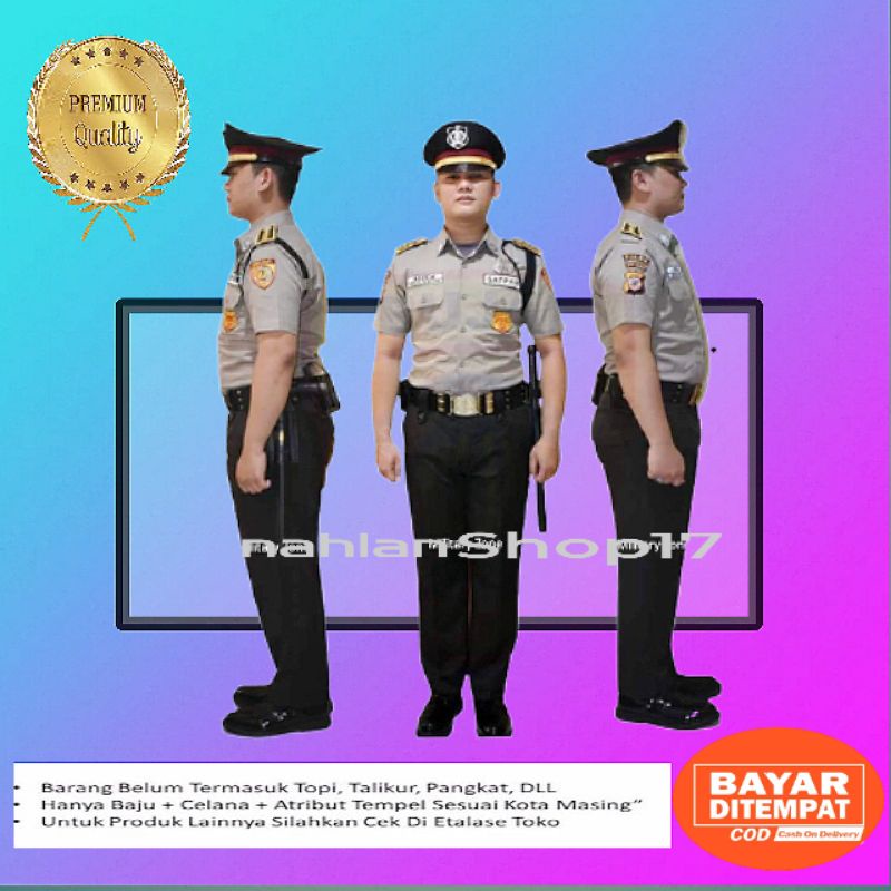 Jual SETELAN BAJU SERAGAM PDH PDL SECURITY SATPAM KEAMANAN SAFARI