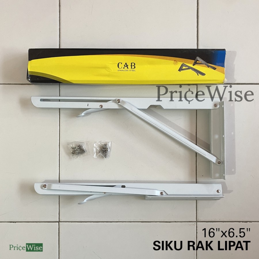 Jual Siku Rak Lipat X Cm Pcs Cab Folding Bracket