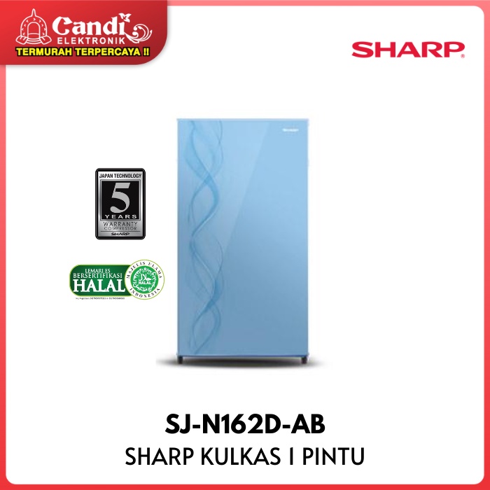 Jual SHARP Kulkas 1 Pintu SJ N162D AB Shopee Indonesia