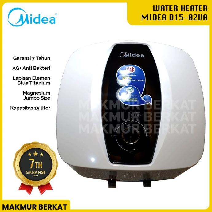 Jual Water Heater Midea 15 Liter D15 02VA Shopee Indonesia