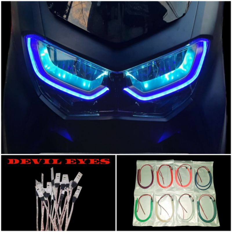 Jual Lampu Led Alis Nmax New Alis Drl Pleksible Demon Devil Eyes