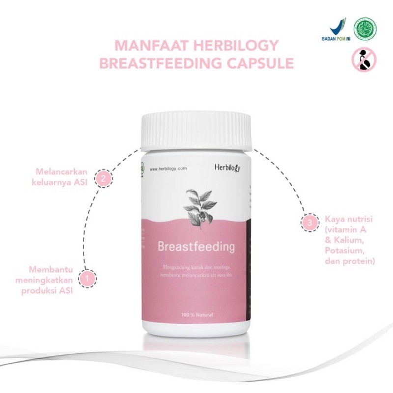 Jual Herbilogy Breastfeeding Veg Capsule Pelancar Asi Booster