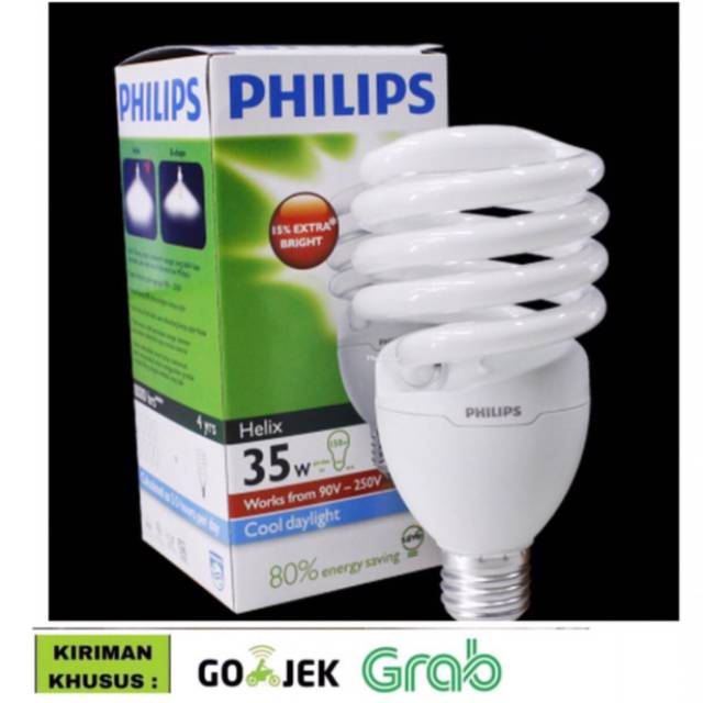 Jual Philips Tornado Helix W Putih E K Spiral Watt W Watt