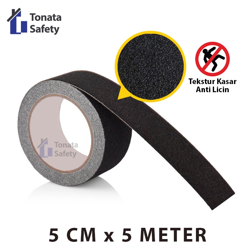 Jual Anti Slip Tape Lakban Anti Licin Hitam 5 Cm X 5 Meter Shopee