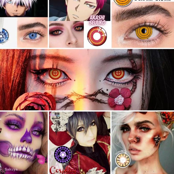 Jual Hadir Terpopuler Softlens Karakter Cosplay Anime Halloween