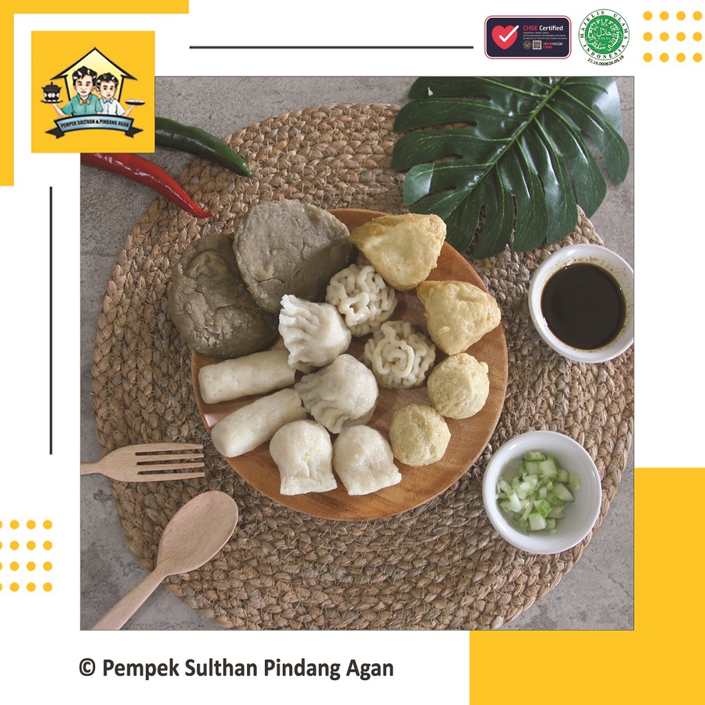 Jual Paket Pempek Kecil Campur Isi 50 Pcs Pempek Palembang Asli 100