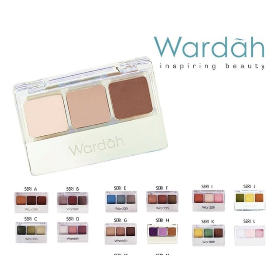 Jual Wardah Eyeshadow Series Classic Nude Colors Eye Shadow
