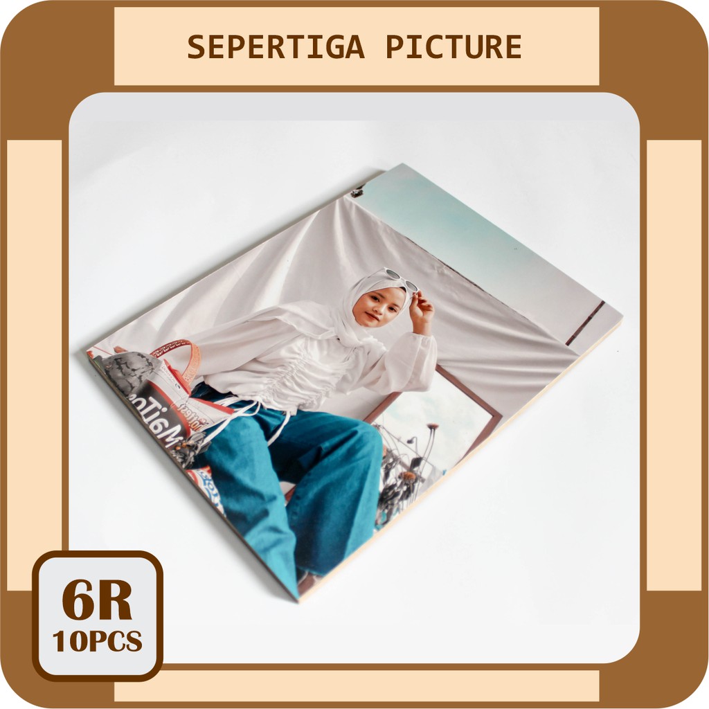 Jual Cetak Foto Laminasi Frame Kayu 15x20cm 6R 10pcs Shopee Indonesia