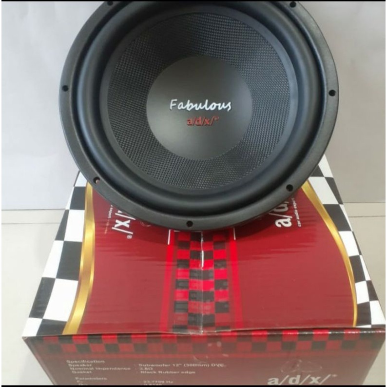 Jual Subwoofer Mobil 12 Inch Adx Double Coil Shopee Indonesia