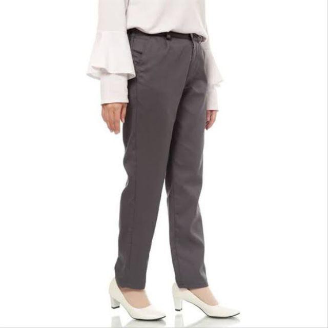 Jual KHANSA STORE New BAGGY PANTS Latte Nude Beige Ivory Maroon Dusty