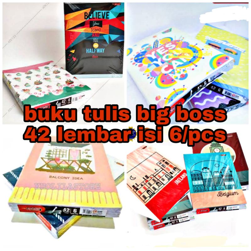 Jual Buku Tulis Sidu Vision Big Boss Isi Lembar Buku Per Pack