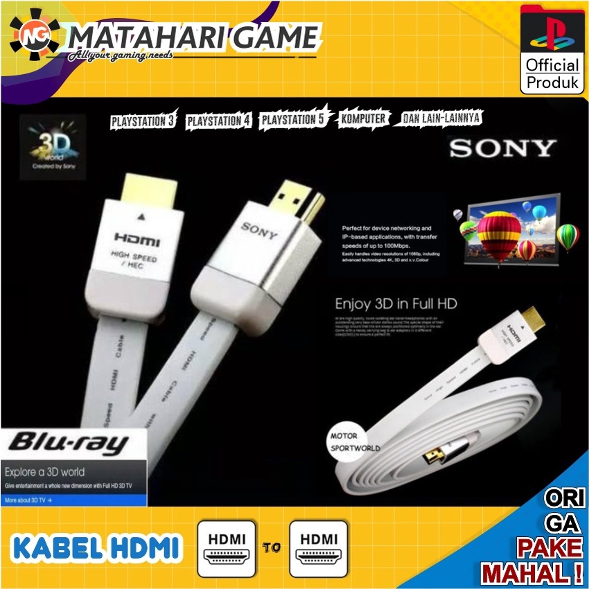 Jual Kabel Hdmi Sony Hi Speed High Quality Hdmi Meter K Shopee