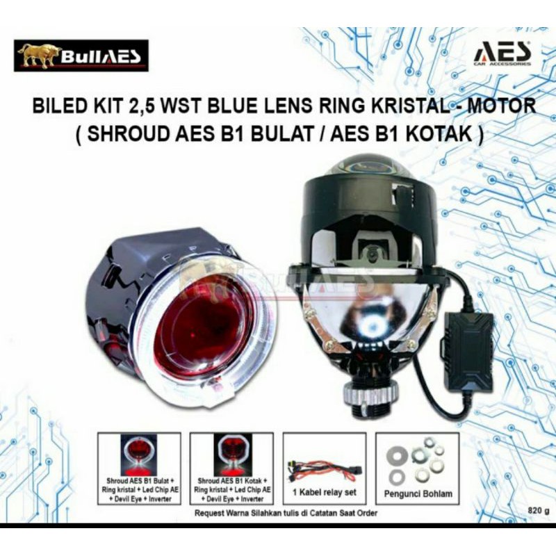 Jual Lampu Biled Aes Wst Gen Paket Shroud B Ae Devil Eye Projector